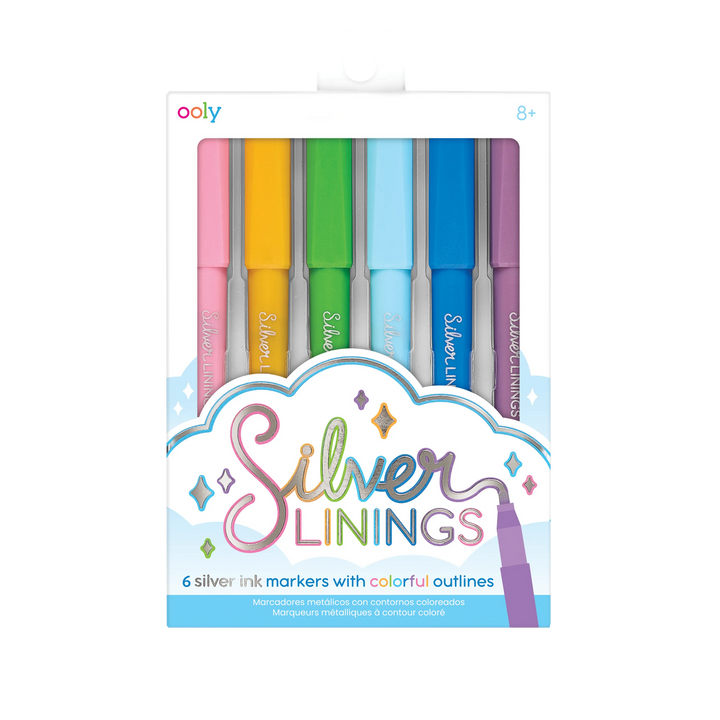 Silver Linings Colorful Outline Markers