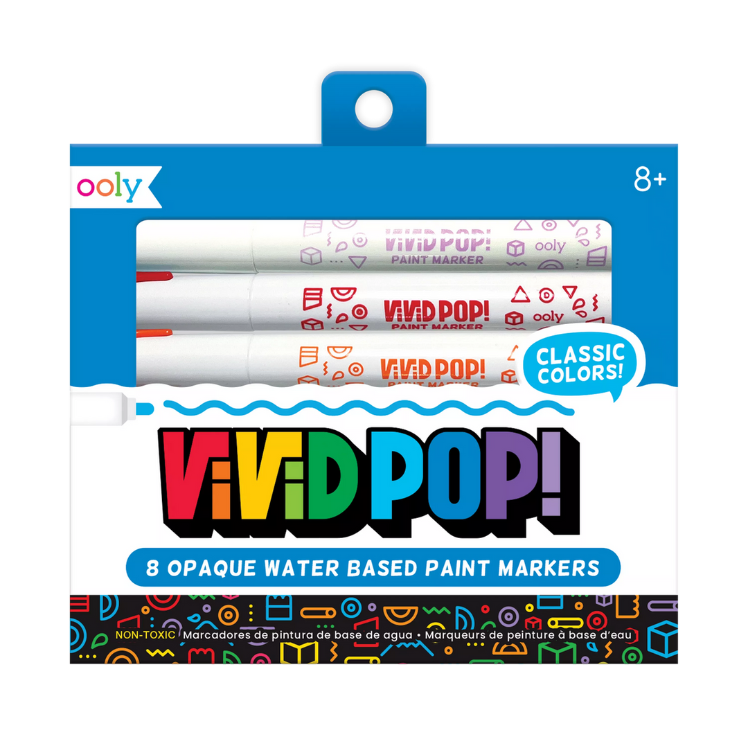 Vivid Pop! Water-Based Paint  Markers: Classic