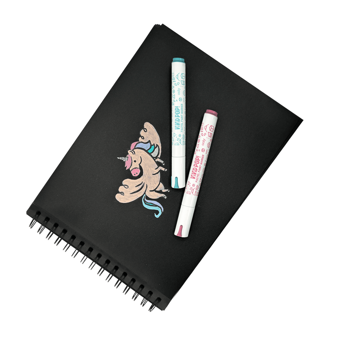 Vivid Pop! Opaque Water-Based Paint Markers - Pastel