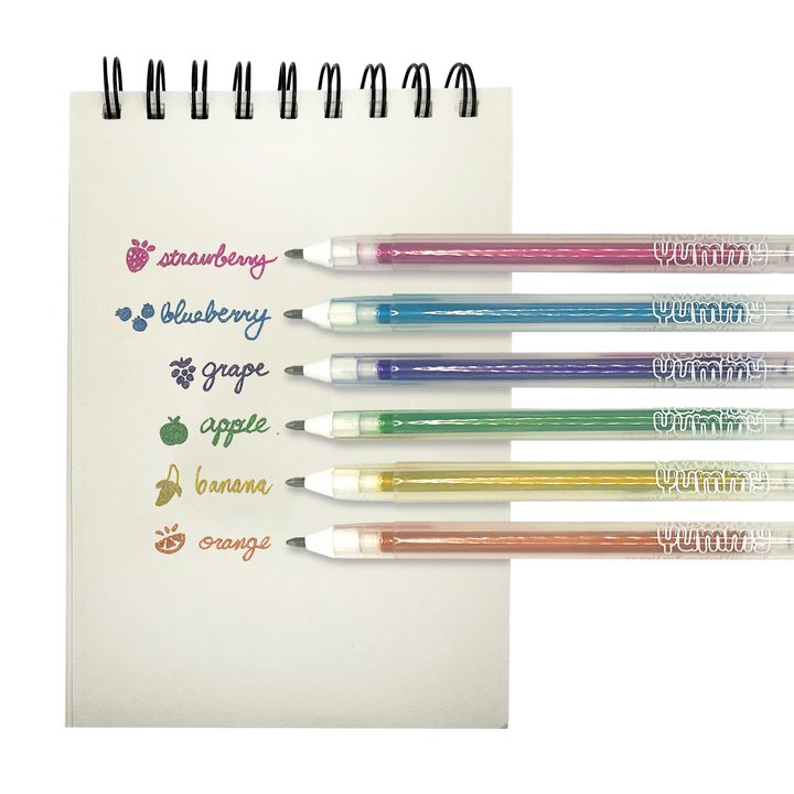 Yummy Yummy Scented Metallic Gel Pens