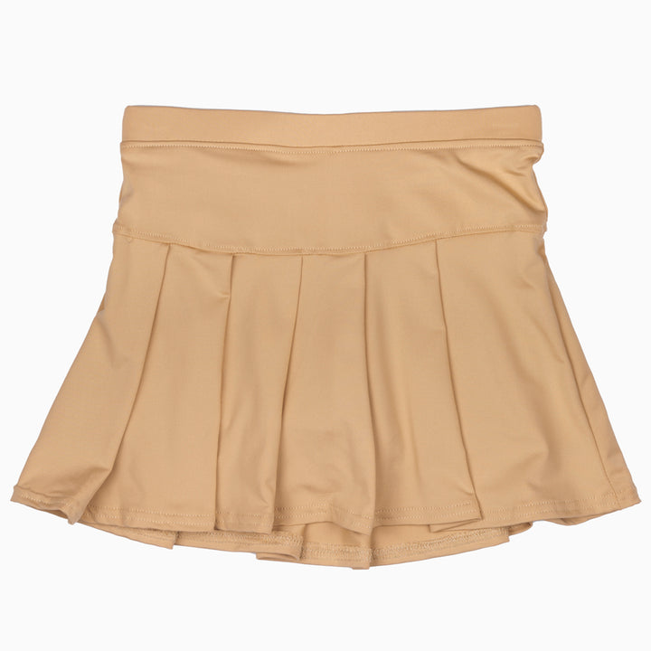 Solid Khaki Tennis Skort