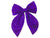 Sequin Bow - Purple