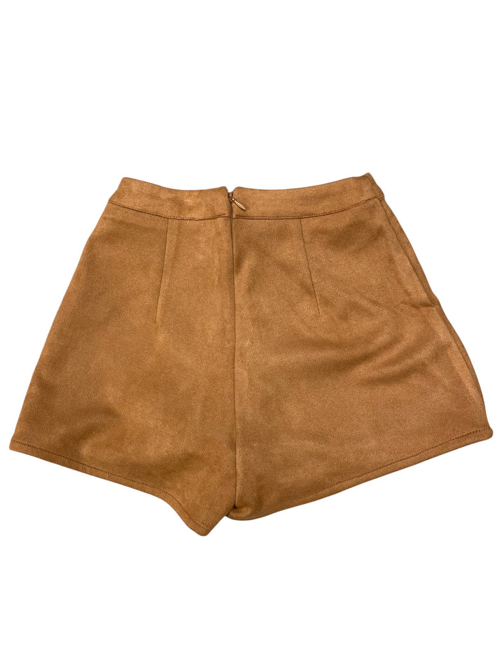 Tween Wrap Over Suede Skort