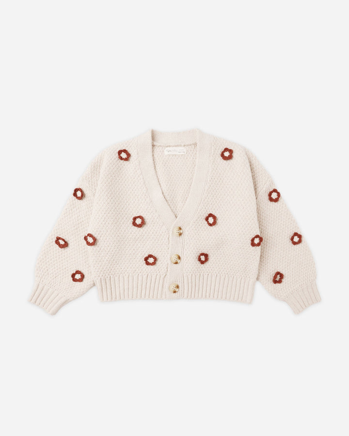 Boxy Cropped Cardigan - Ruby Daisy