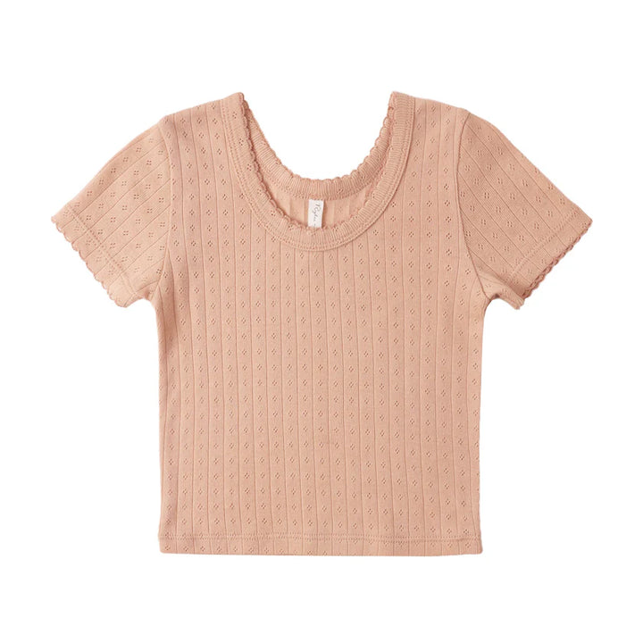 Melon Pointelle Tee