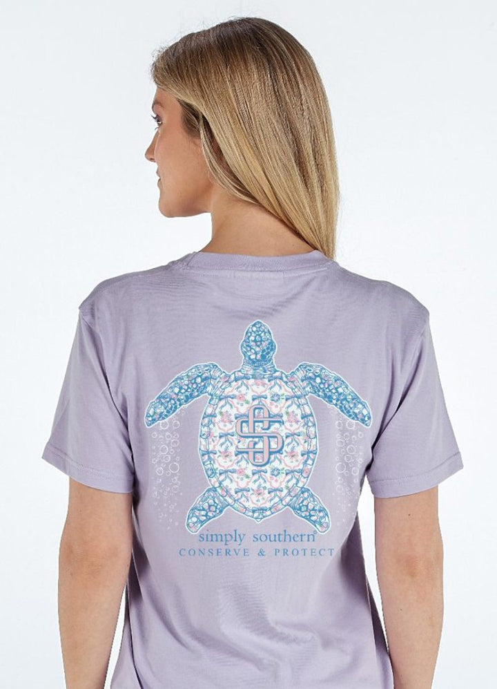 Track Turtle Bow Tee