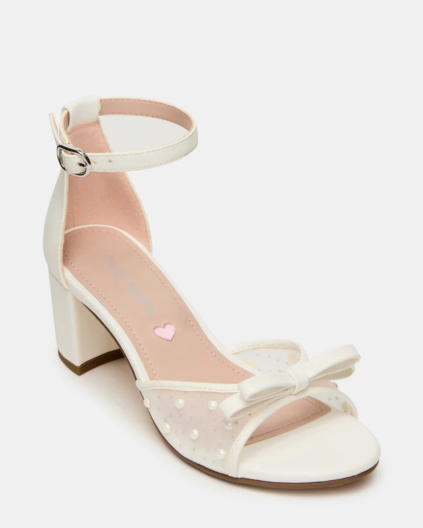 Jadia White Mesh Footwear