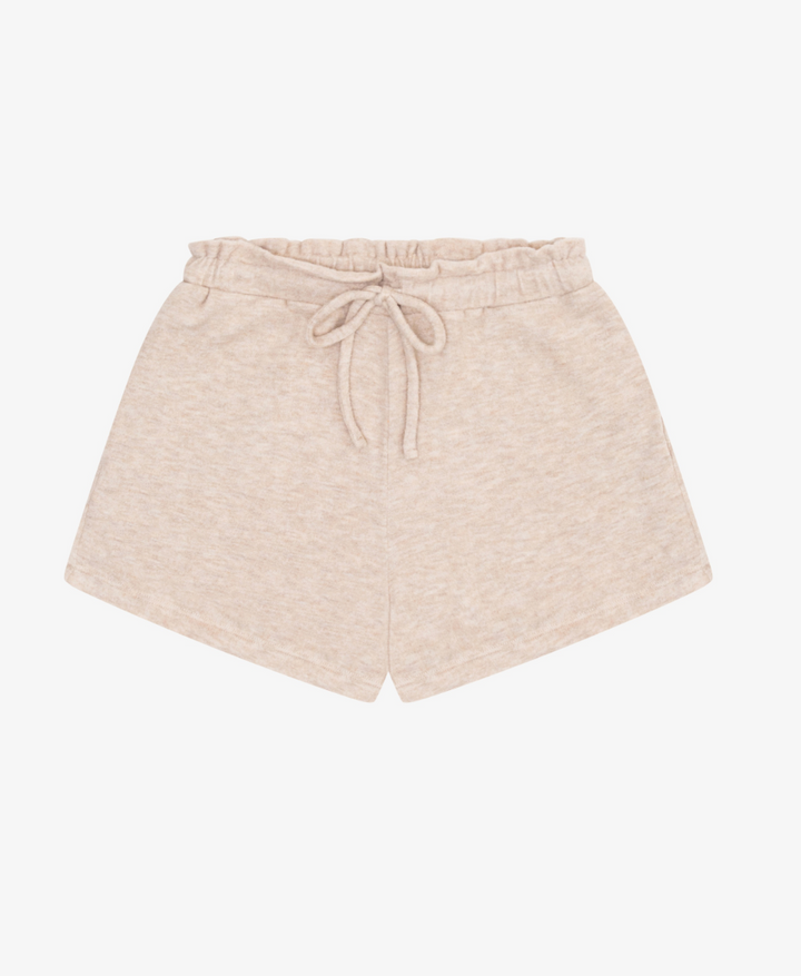 Latte Hacci Jersey High Waist Drawstring Shorts