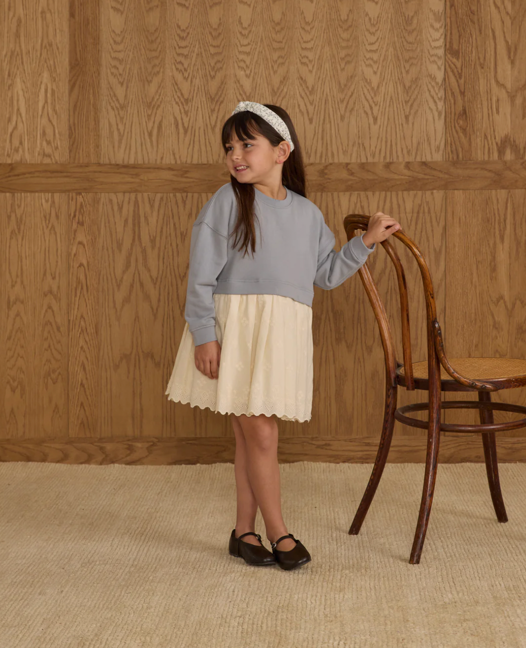 Sweater Dress - Dusty Blue