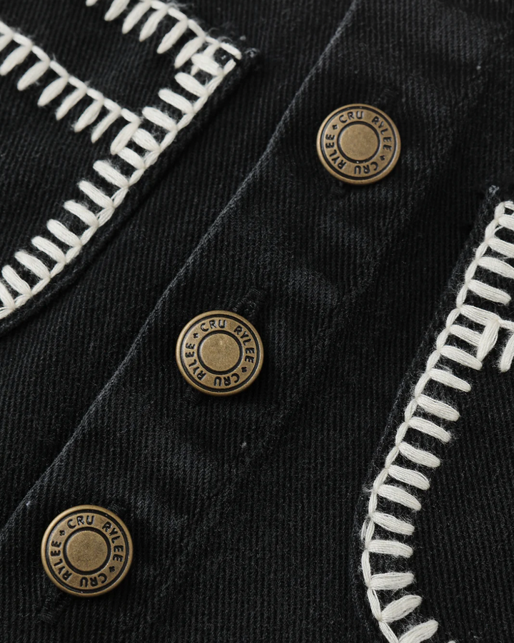 Denver Mini Skirt - Washed Black