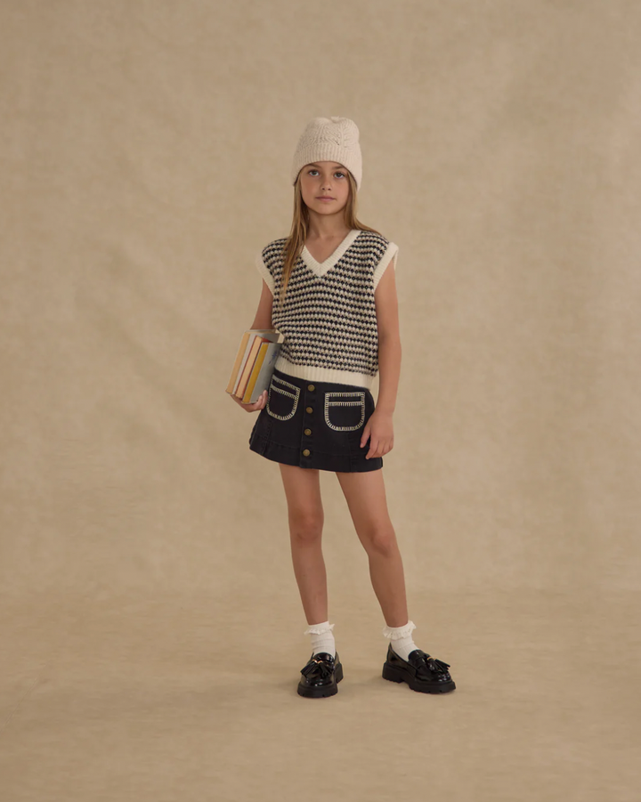 Denver Mini Skirt - Washed Black