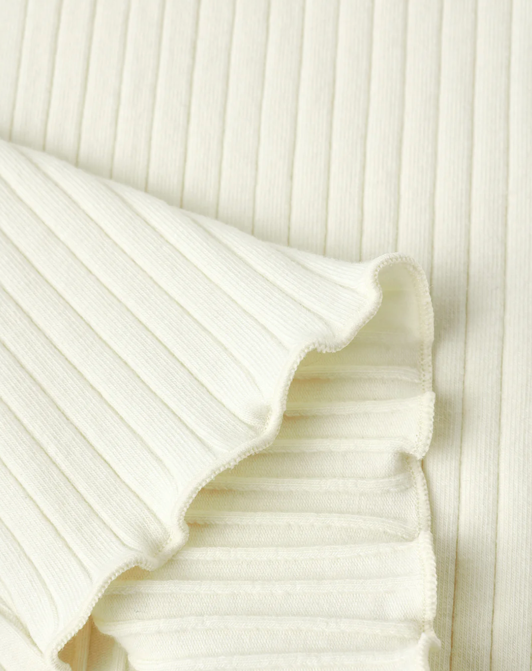 Ribbed Long Sleeve - Ivory