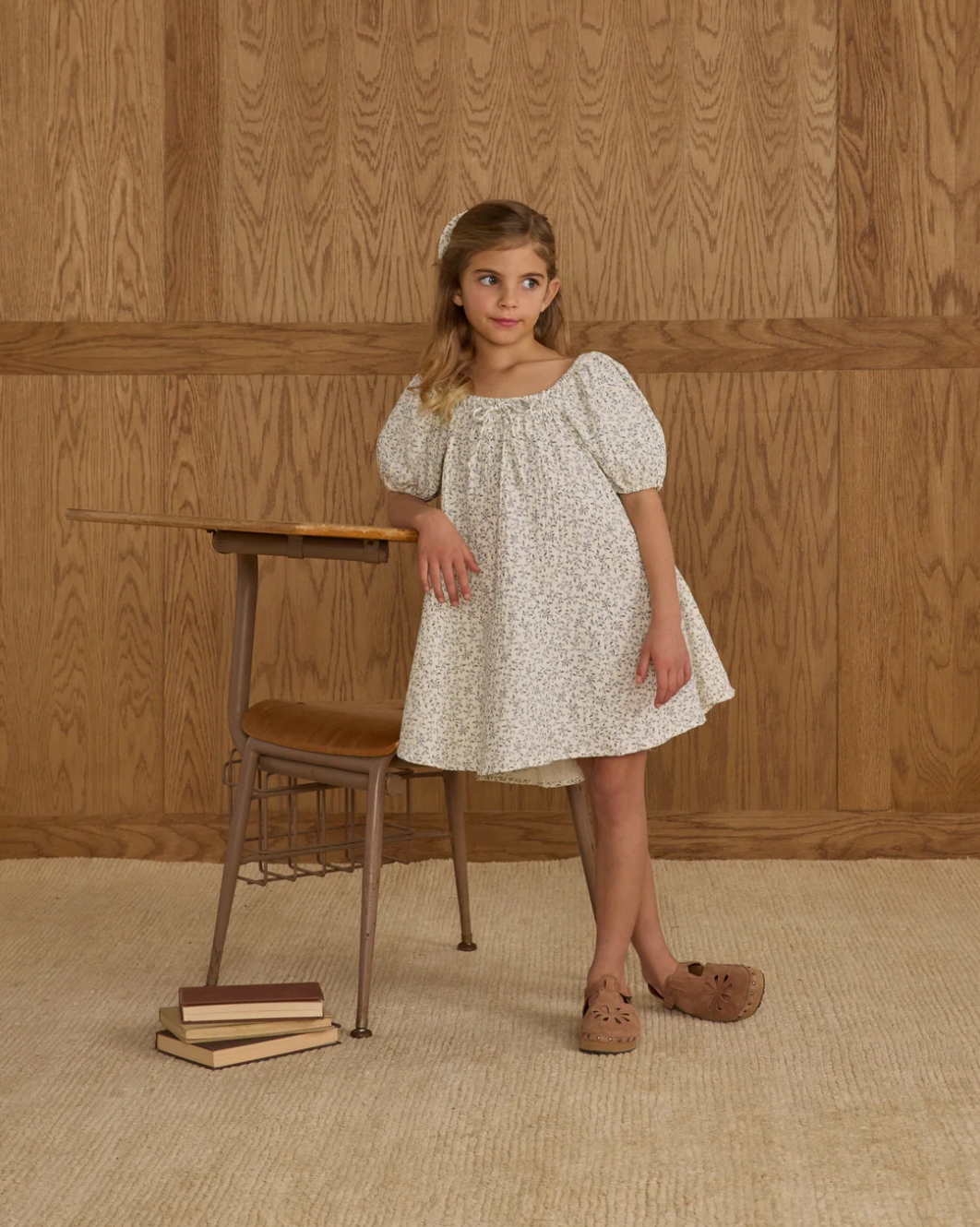 Sabrina Mini Dress - Blue Vines