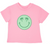 Palm Smiley in Glitter Pink Boxy T'