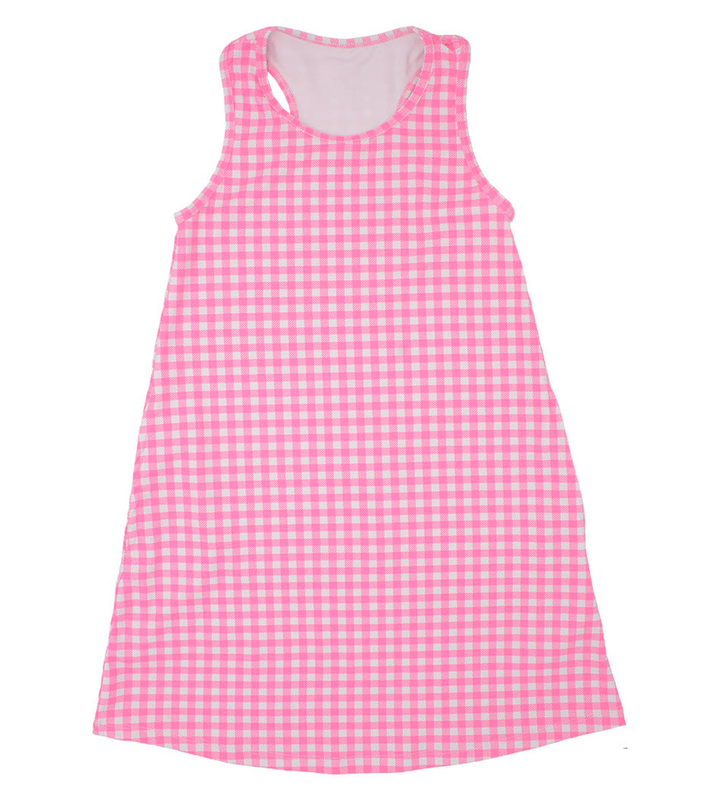 Izzy Tennis Dress & Shorts Pink Gingham