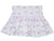 Gathered Skort Water Color Bows