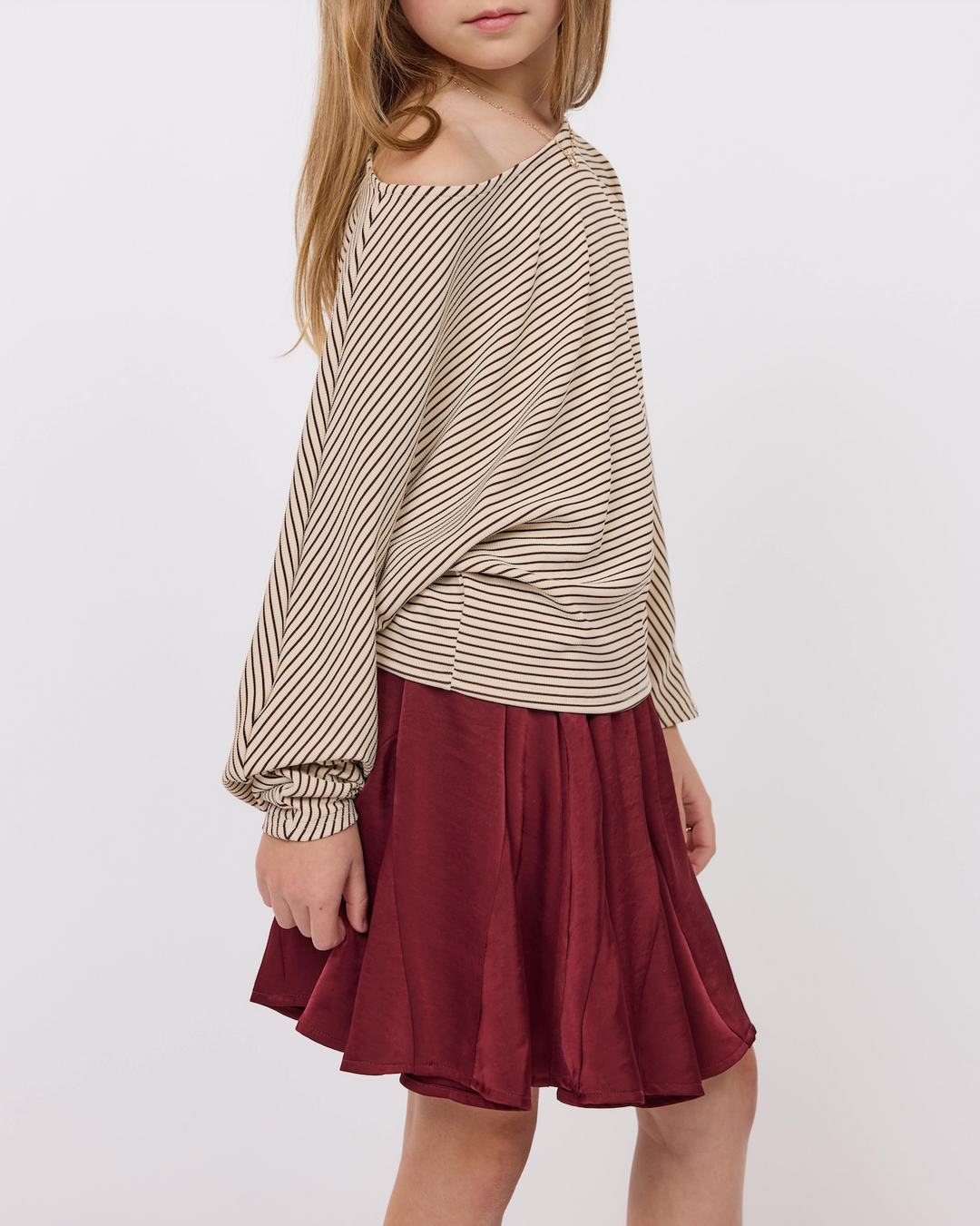 Tween Tea Lights Dolman Slv Top