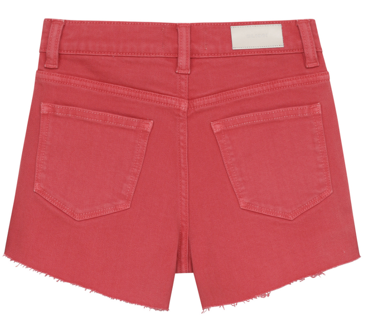 Lucy Short Cut Off Jean Shorts in RASPBERRY