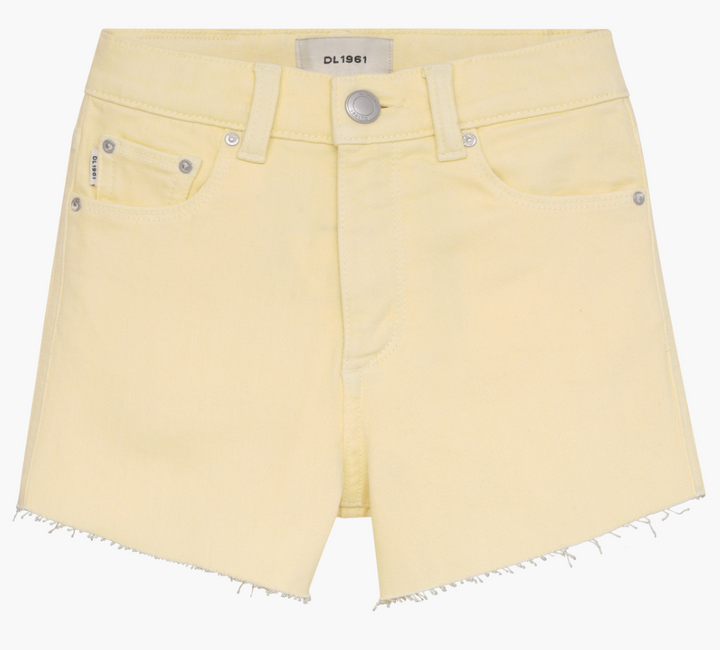 Lucy Short Cut Off Jean Shorts in SUNSHINE