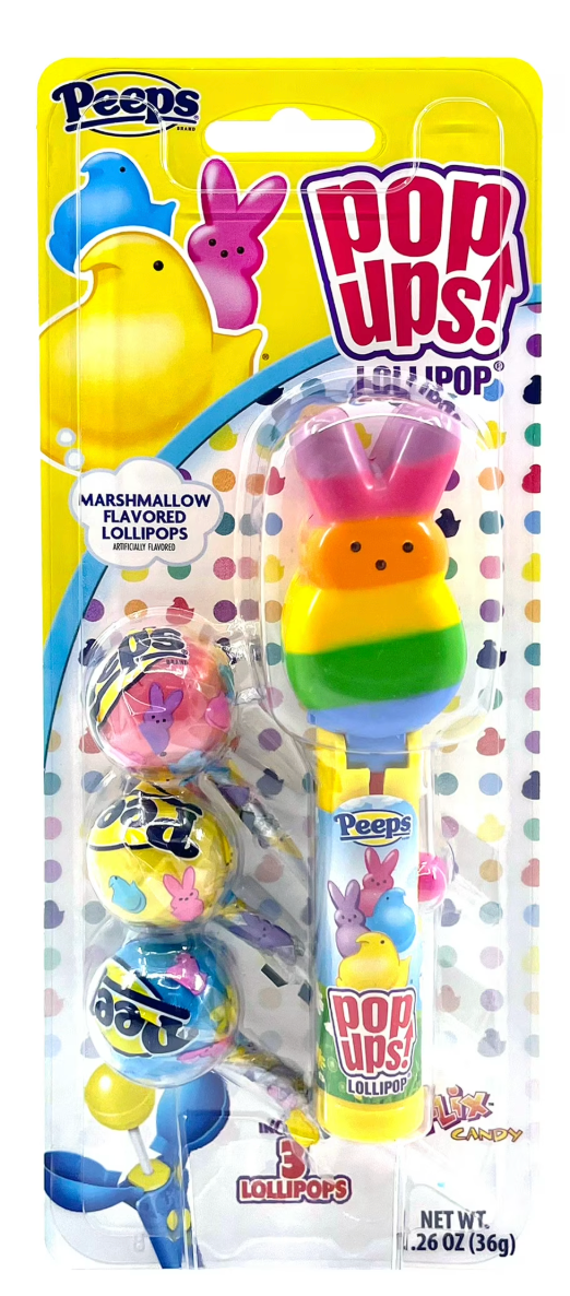 Peeps® Pop Ups!® Lollipops Case & 3-Pop Set Assorted