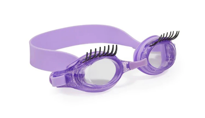 NEW GLITTER & STONE SPLASH LASH YOUTH SWIM GOGGLE
