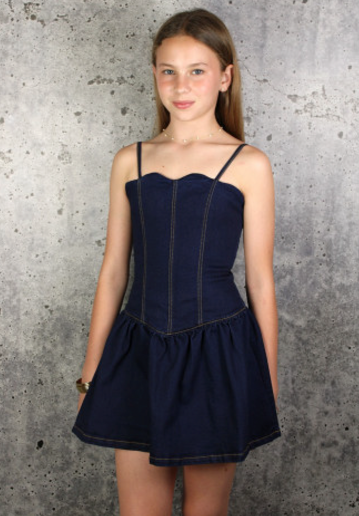 Denim dress