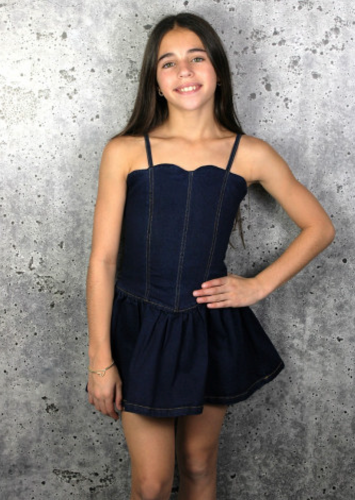 Denim dress