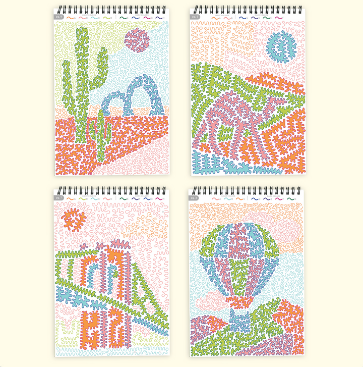 FlowArt: Trace-By-Letter, Pack Your Bags