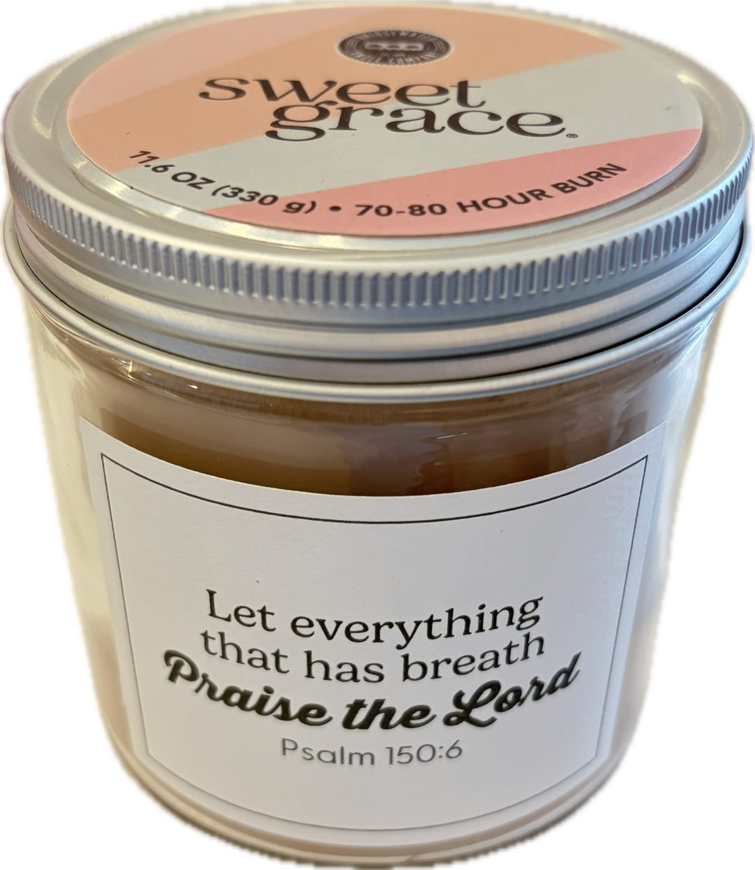 Let Everything That Has Breath Praise The Lord - Sweet Grace Candle