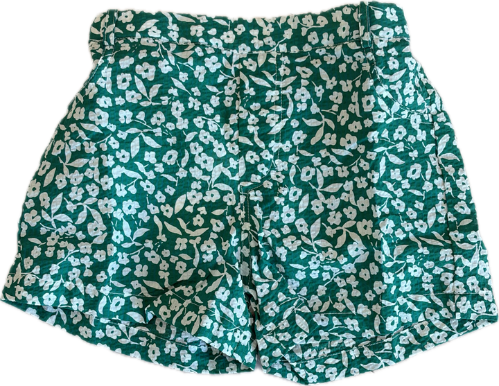 Green Ditsy Milly Shorts