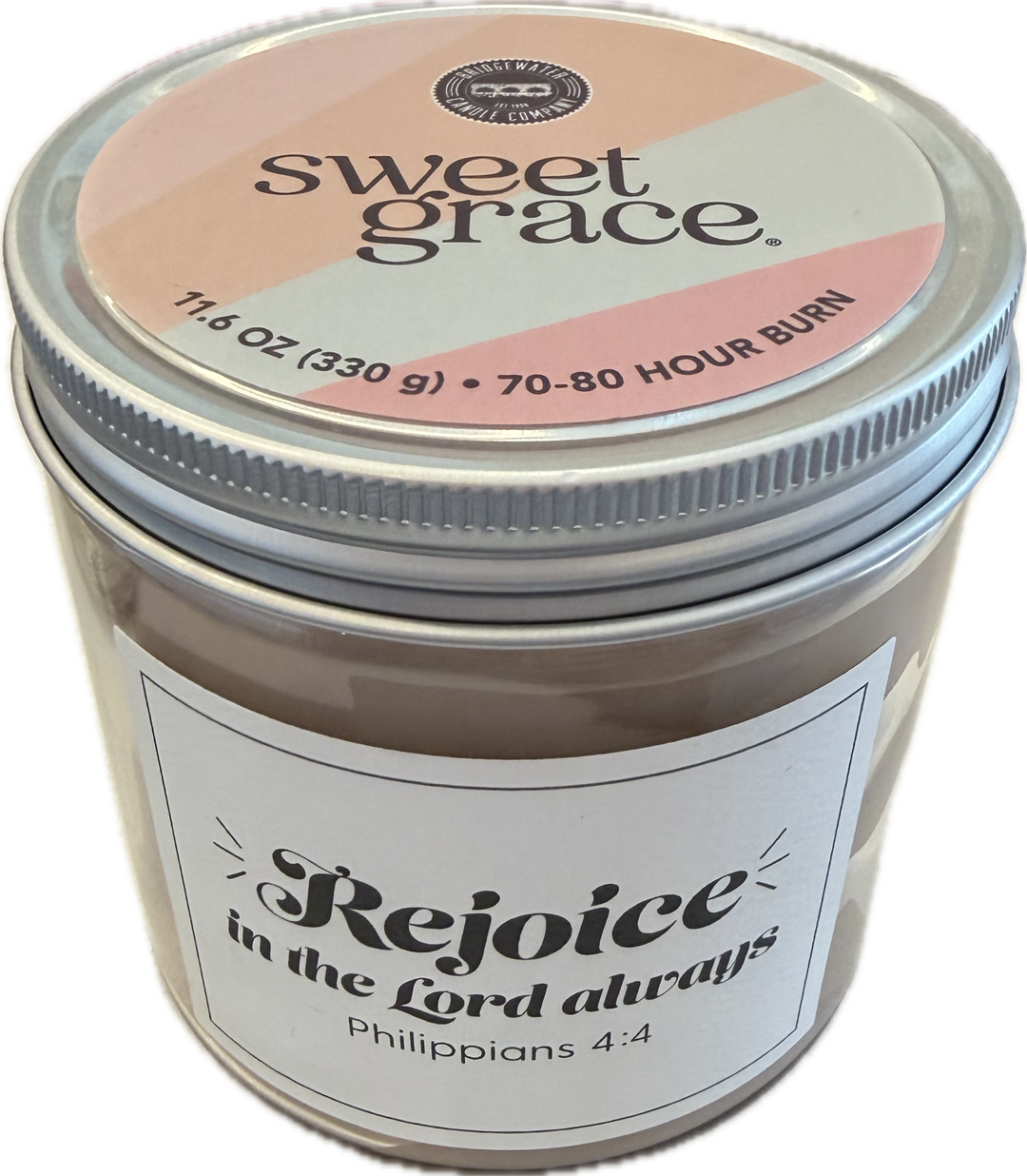 Rejoice In The Lord Always - Sweet Grace Candles