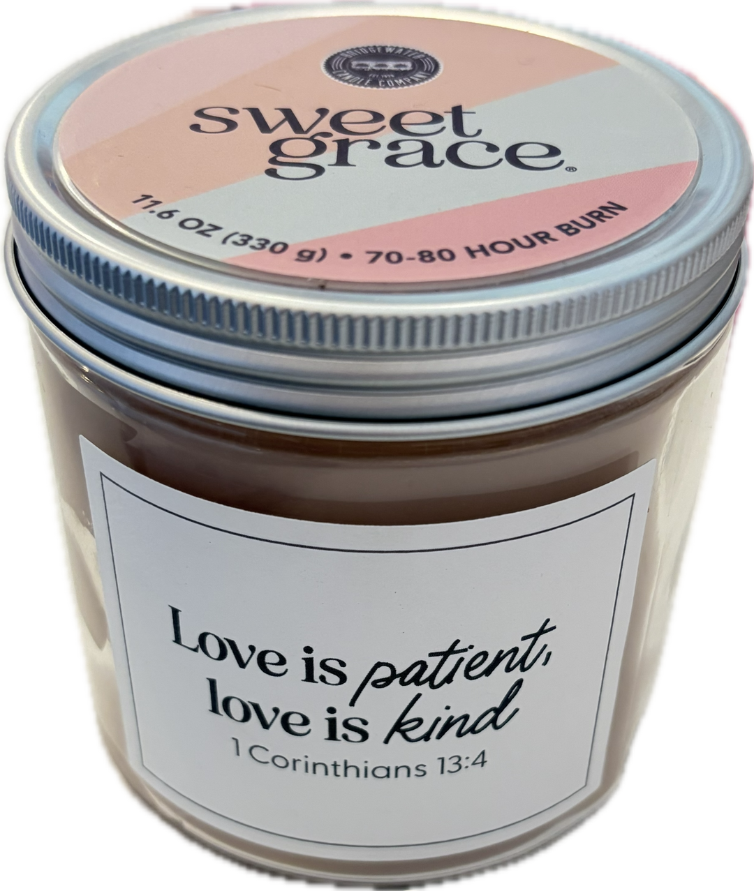 Love Is Patient Love Is Kind - Sweet Grace Candle