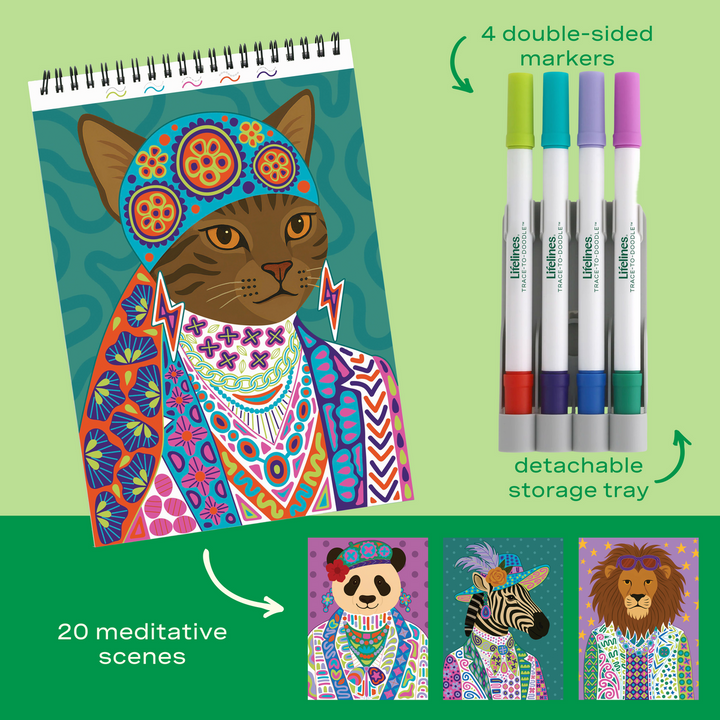 FlowArt®: Trace-To-Doodle, Wild Style