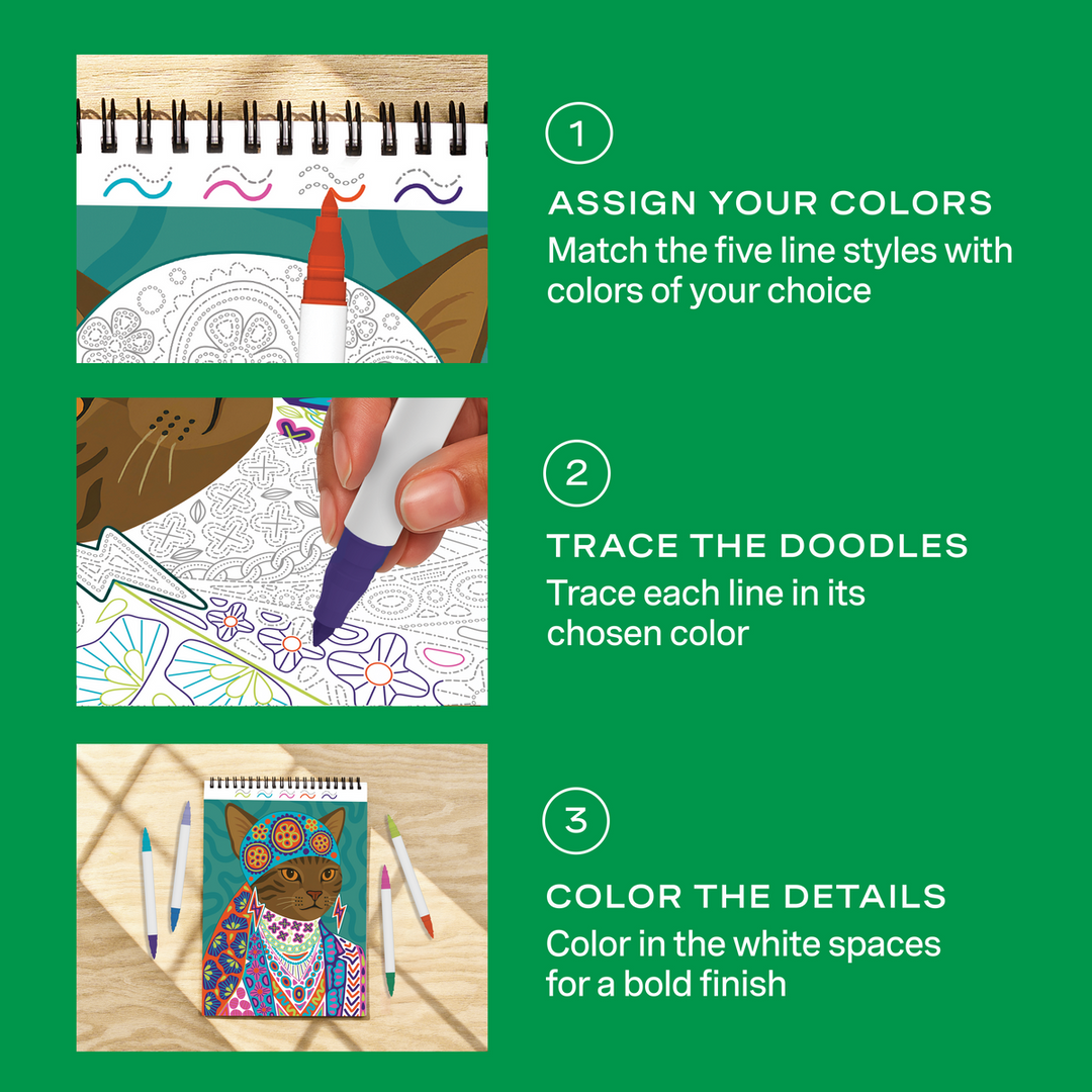 FlowArt®: Trace-To-Doodle, Wild Style