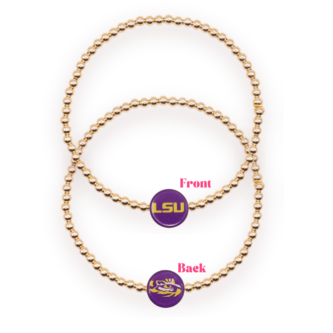 LSU/Tigers Logo Bracelet