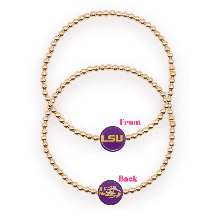 LSU/Tigers Logo Bracelet