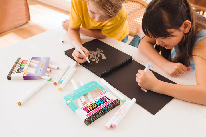 Vivid Pop! Opaque Water-Based Paint Markers - Metallic