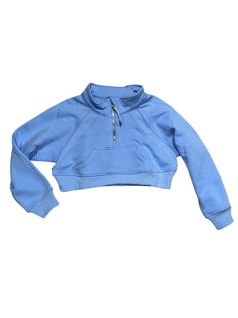 Royal Blue Cropped Sweatshirt