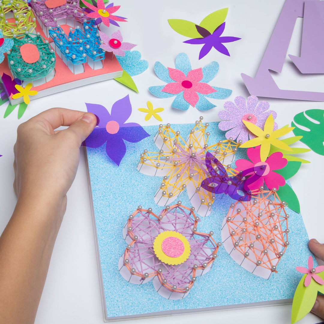 Floral String Art Kit