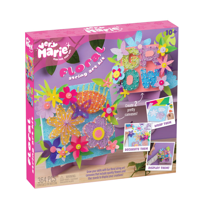 Floral String Art Kit