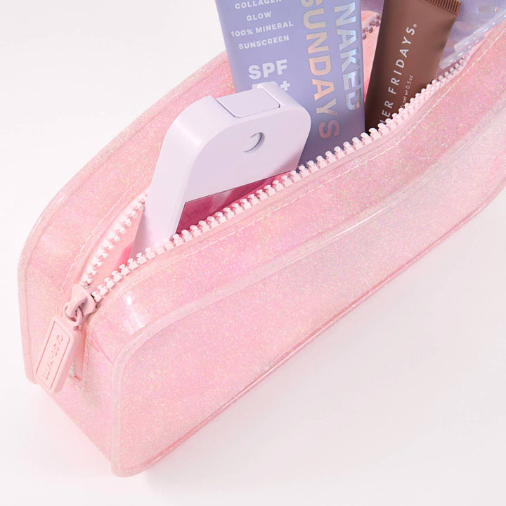 Case-Mate Jelly Makeup Bag: Ballet Pink Twinkle