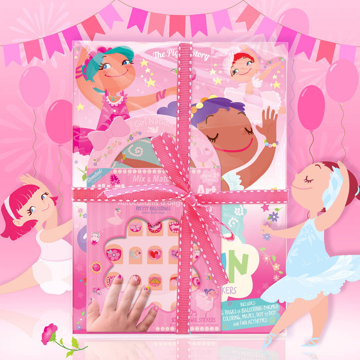 Ballet Nail Stickers and Activity Book Gift Pack