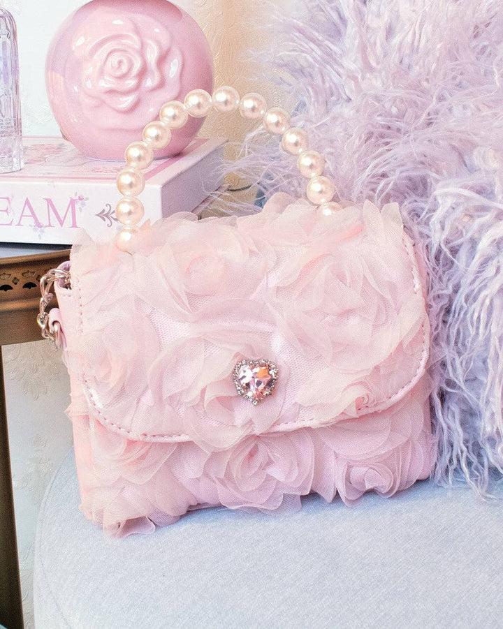 Rosette Top Handle Mini Bag