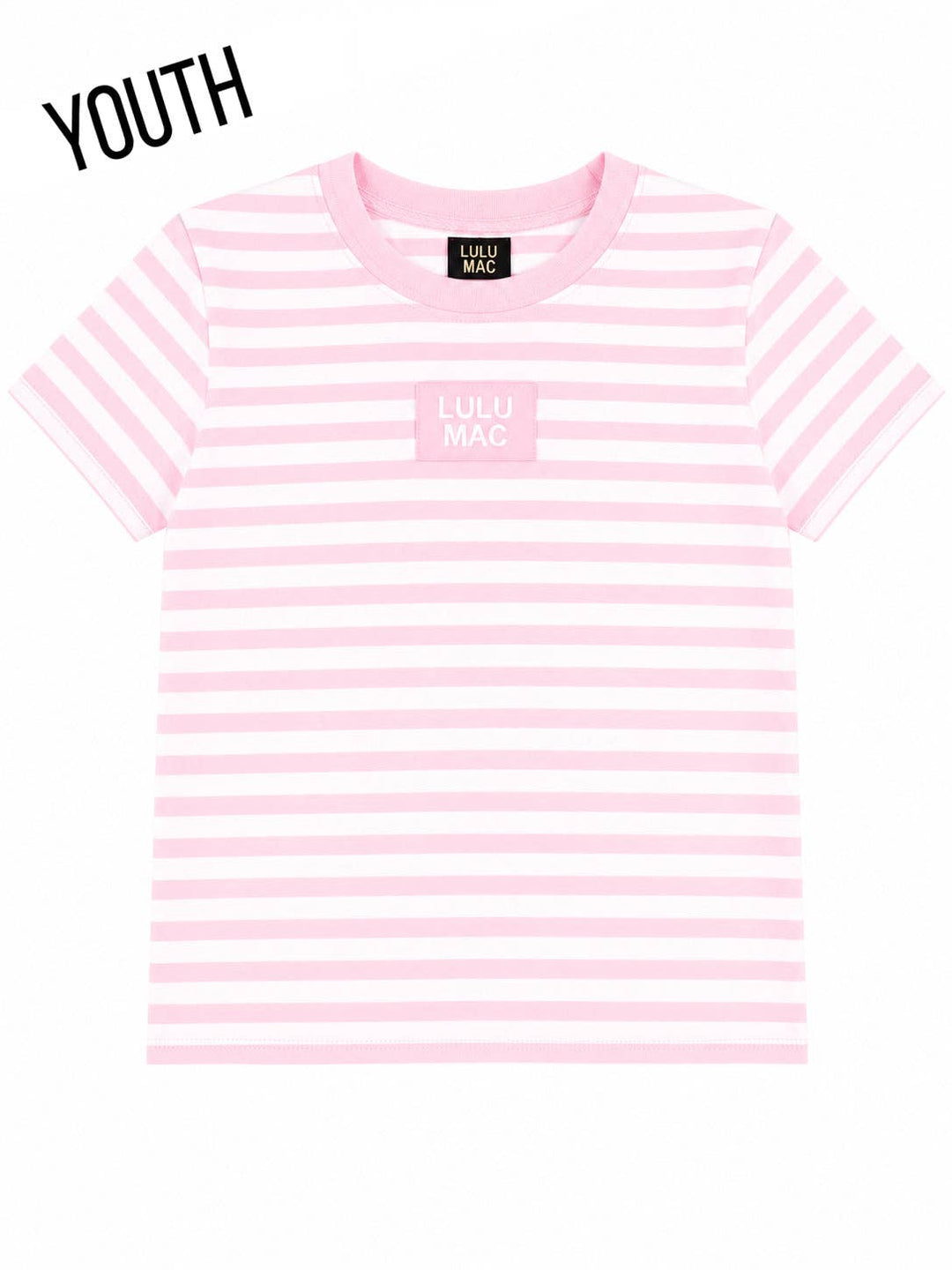 STRIPE BABY DOLL TOP-LIGHT PINK