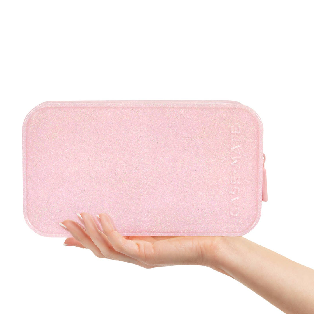 Case-Mate Jelly Makeup Bag: Ballet Pink Twinkle