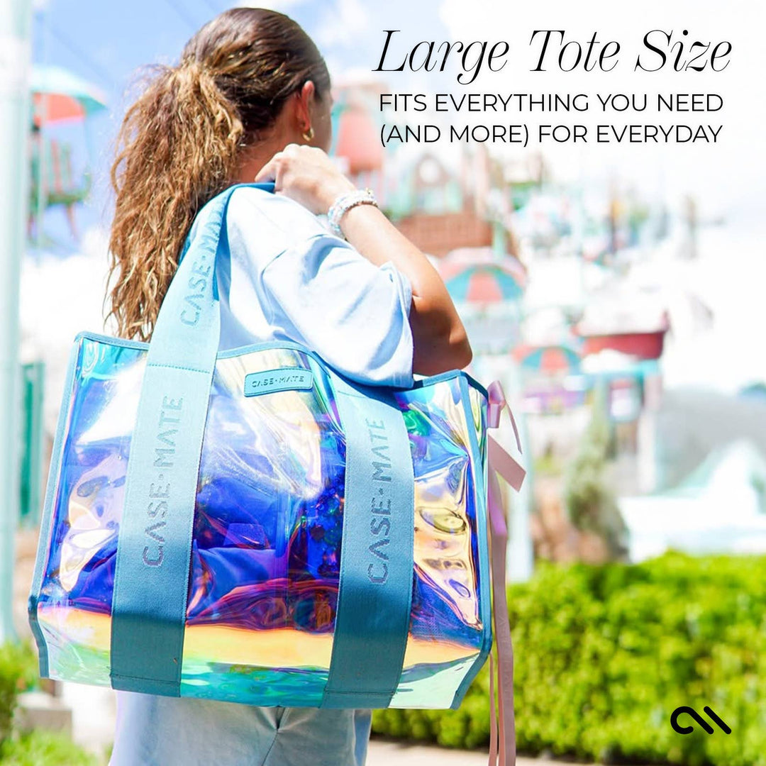 Case-Mate Emerald Blue Soap Bubble Jelly Tote Bag