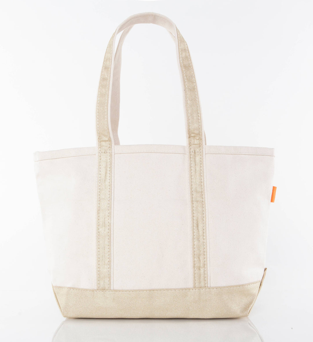 Medium Metallics Classic Tote: Rose Gold