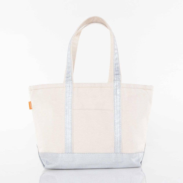 Medium Metallics Classic Tote: Rose Gold
