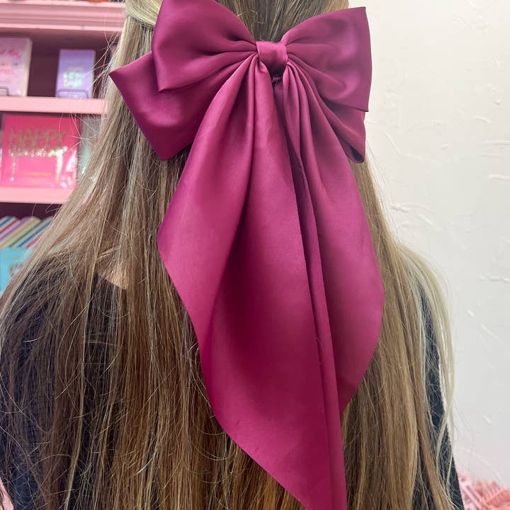 Satin Hair Bow