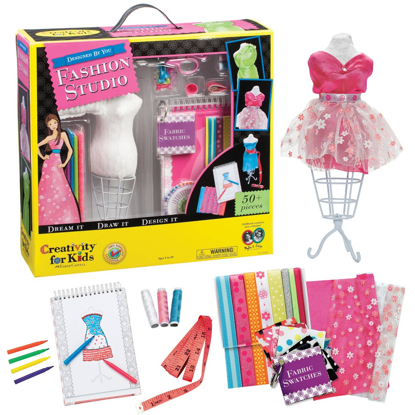 Designed By You Fashion Design Studio Craft Kit For Kids